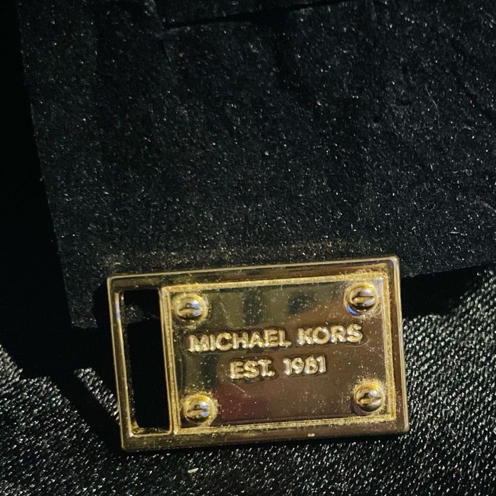 Michael Kors Gold Signature Logo - came off purse.